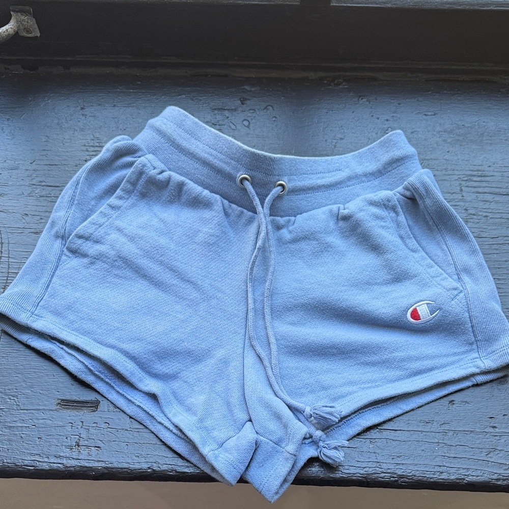 Champion Light Blue Casual Shorts